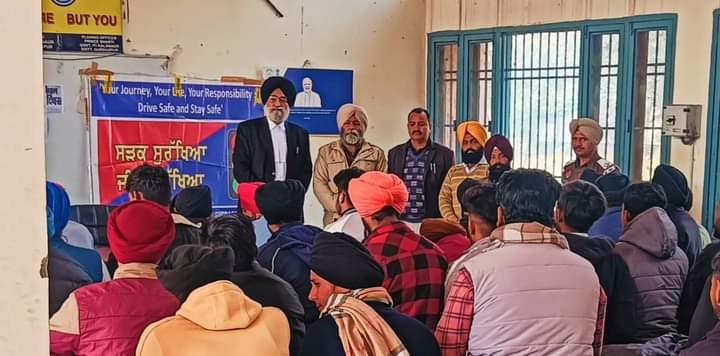 Government ITI Kalanaur organised seminar to educate students on free legal services and traffic rules